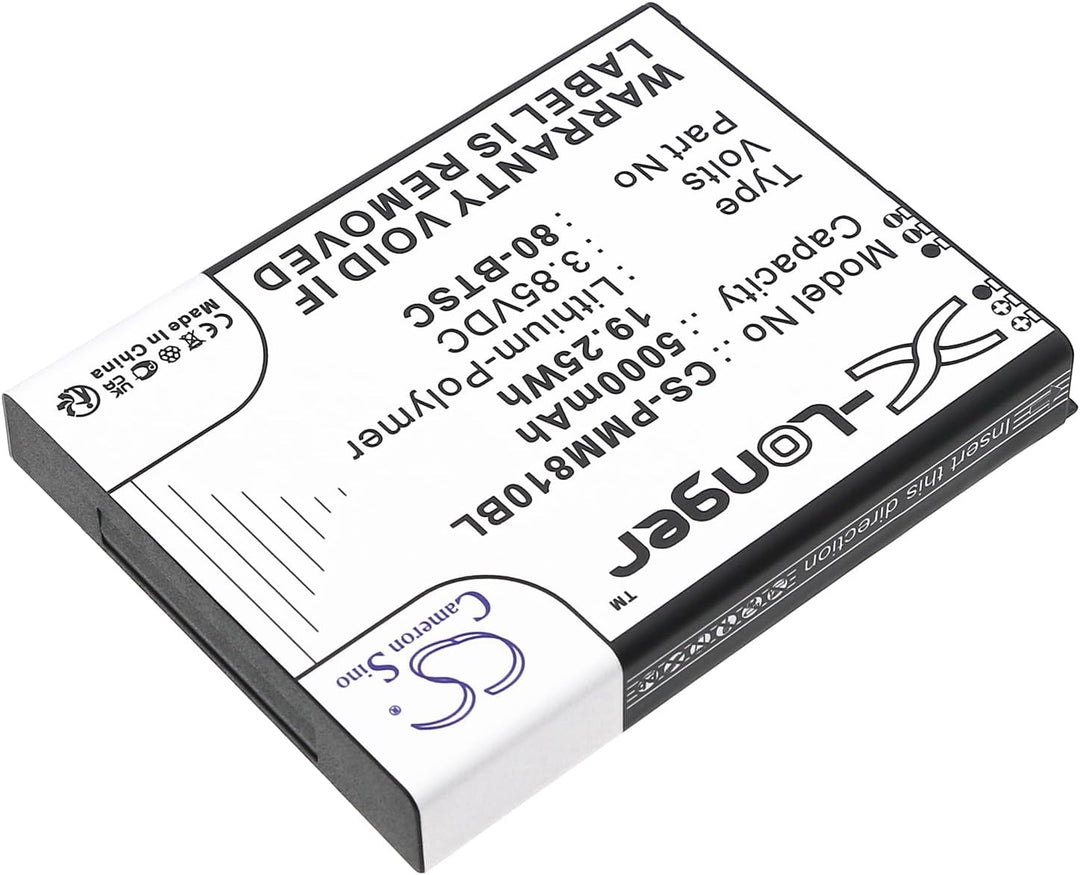 TCTK Akku 5000mAh Kompatibel mit [Point Mobile] PM80 Ersetzt 80-BTEC, 80-BTSC