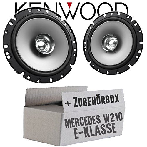 Einbauset Lautsprecher Boxen Kenwood KFC-S1756-16,5cm Koax Auto Einbauzubehör - passend für Mercedes