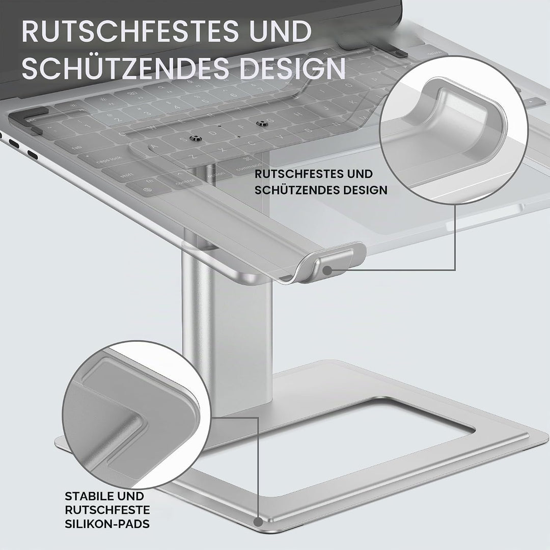 SOUNDANCE Verstellbarer Laptop-Ständer für Schreibtisch, Computerständer, ergonomischer Laptop-Halte