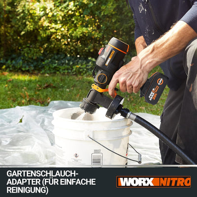 WORX WX020.9 Akku Farbsprühsystem 20V - bürstenloser Motor - ohne Akku und