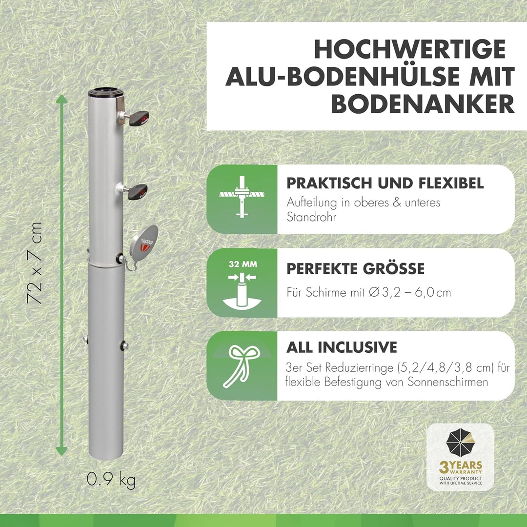 Doppler Deluxe Bodenhülse bis 60