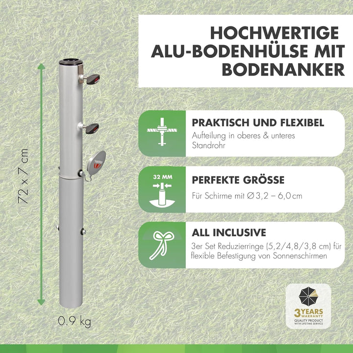 Doppler Deluxe Bodenhülse bis 60