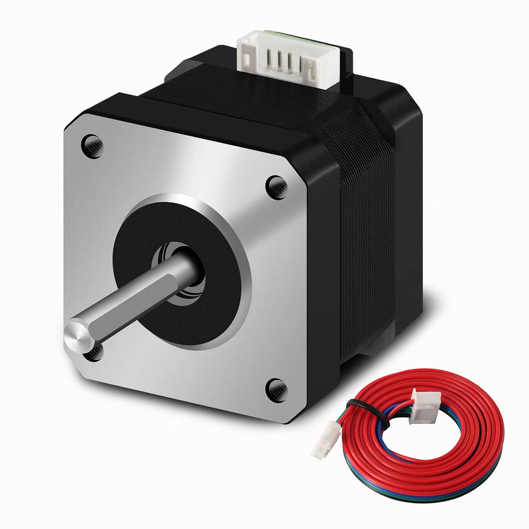 SIMAX3D Nema 17 Schrittmotor 42-34 Pancake (3 Stück/Pack) 1,5 A-3,8 V 2 Phasen 4 Drähte 1,8 Grad mit