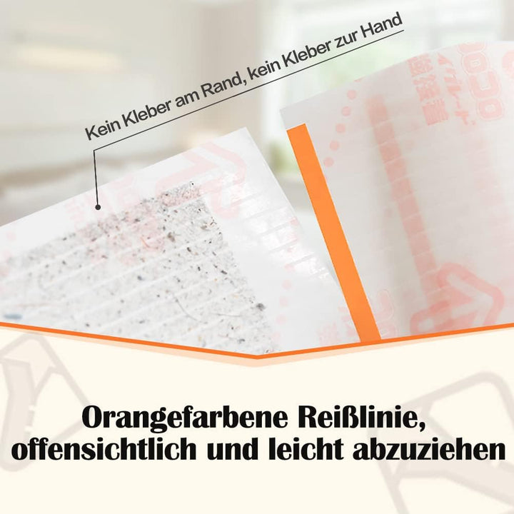 80mm Fusselrolle Extra Stark Klebstoff Nachfüllung 140 Blätter 2 Rollen Nachfüllung, 2 Rollen Nachfü