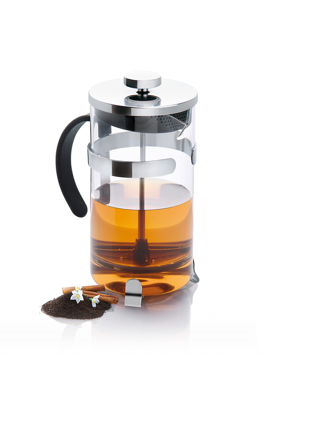 1 Liter French Press Aufgusskanne Pressstempelkanne Glas Giannini Giannina