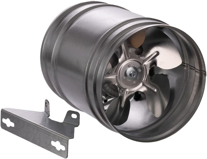 EUROPLAST Ø 160mm Axial Rohrlüfter Rohrventilator Axiallüfter Wickelfalzrohr Zuluft - Abluft Lüfter