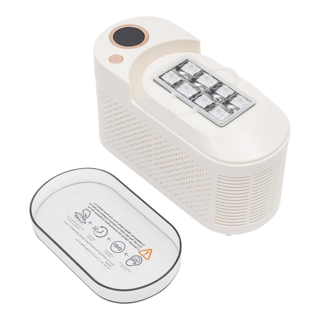 Eiswürfelbereiter Mini kompakte Eiswürfelmaschine mit Clip & Autostromkabel für Wohnmobil, Eiswürfel