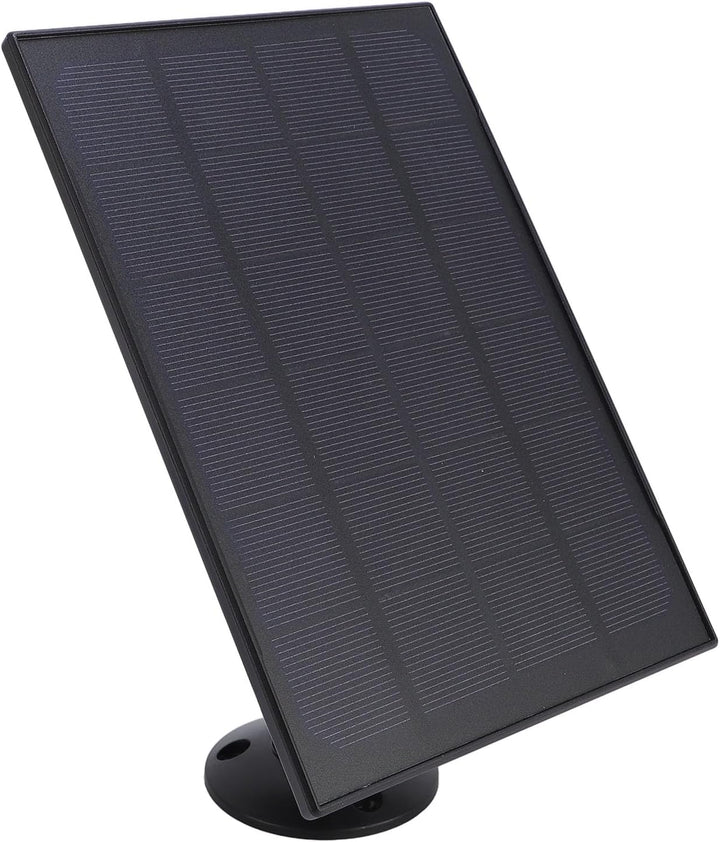 8W Solarpanel Ladegerät für Batteriekameras Im Freien-USB-Typ C/Micro USB, IP66 Wetterfest mit 360 °