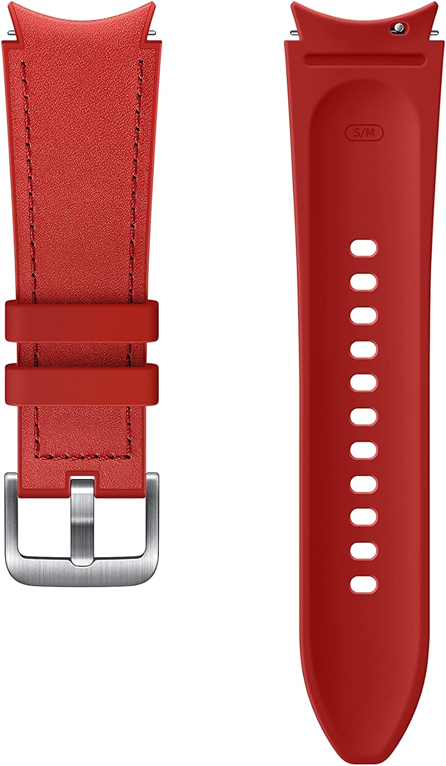Samsung Hybrid Leather Band 20mm S/M - Red
