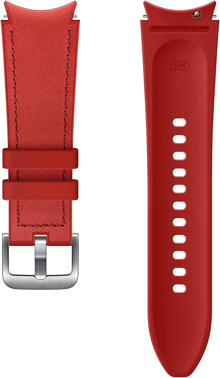 Samsung Hybrid Leather Band 20mm S/M - Red