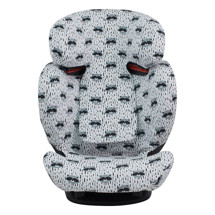 JYOKO KIDS Bezug kompatibel mit Bebe Confort, Maxi Cosi Rodi, Rodifix (Rodifix Air Protect, Raccoon)