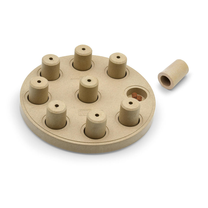 Outward Hound Nina Ottosson Dog Smart Treat Puzzle Enrichment Toy, Level 1 Beginner, Tan, Composite,