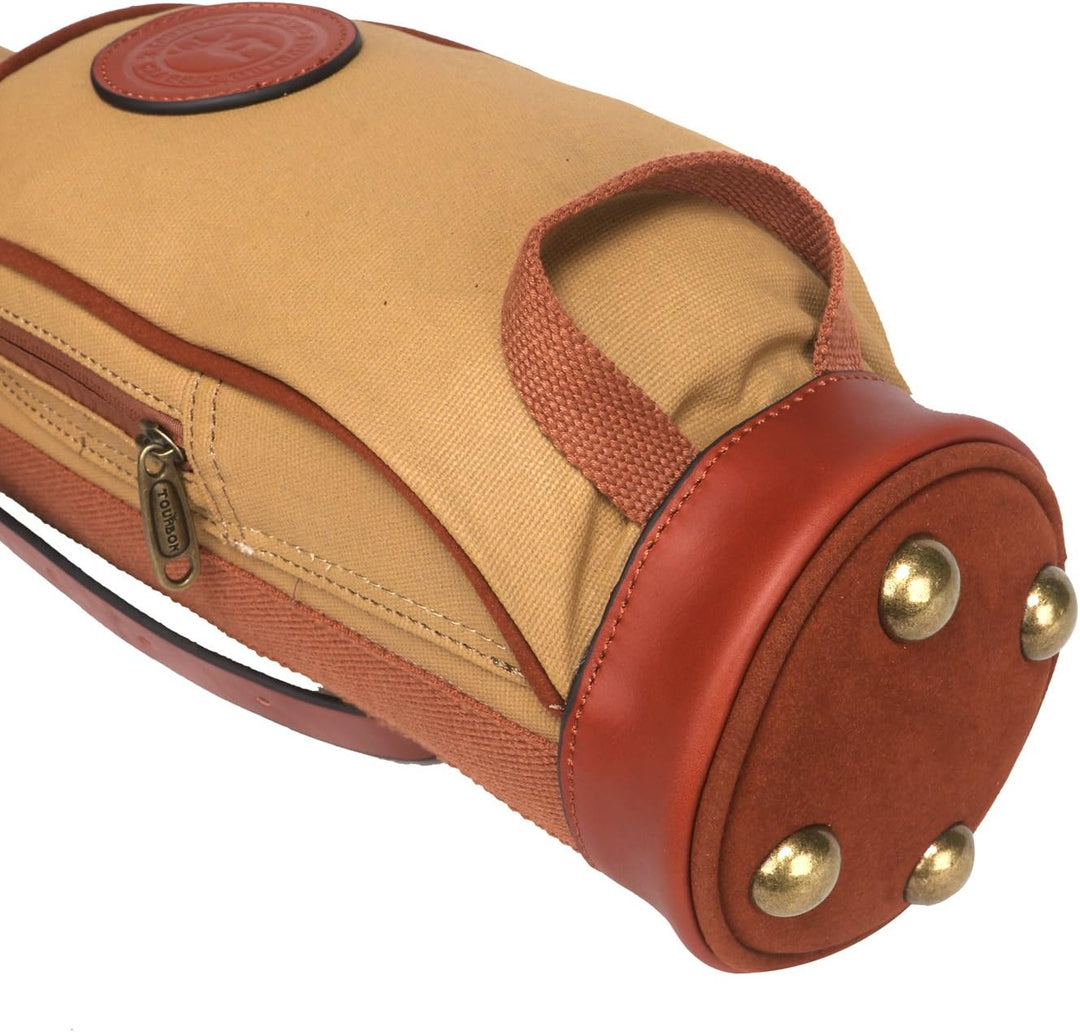 Tourbon wasserdichte Segeltuch-Tasche für Golfschläger, mit weichem gepolstertem Schultergurt Golf B