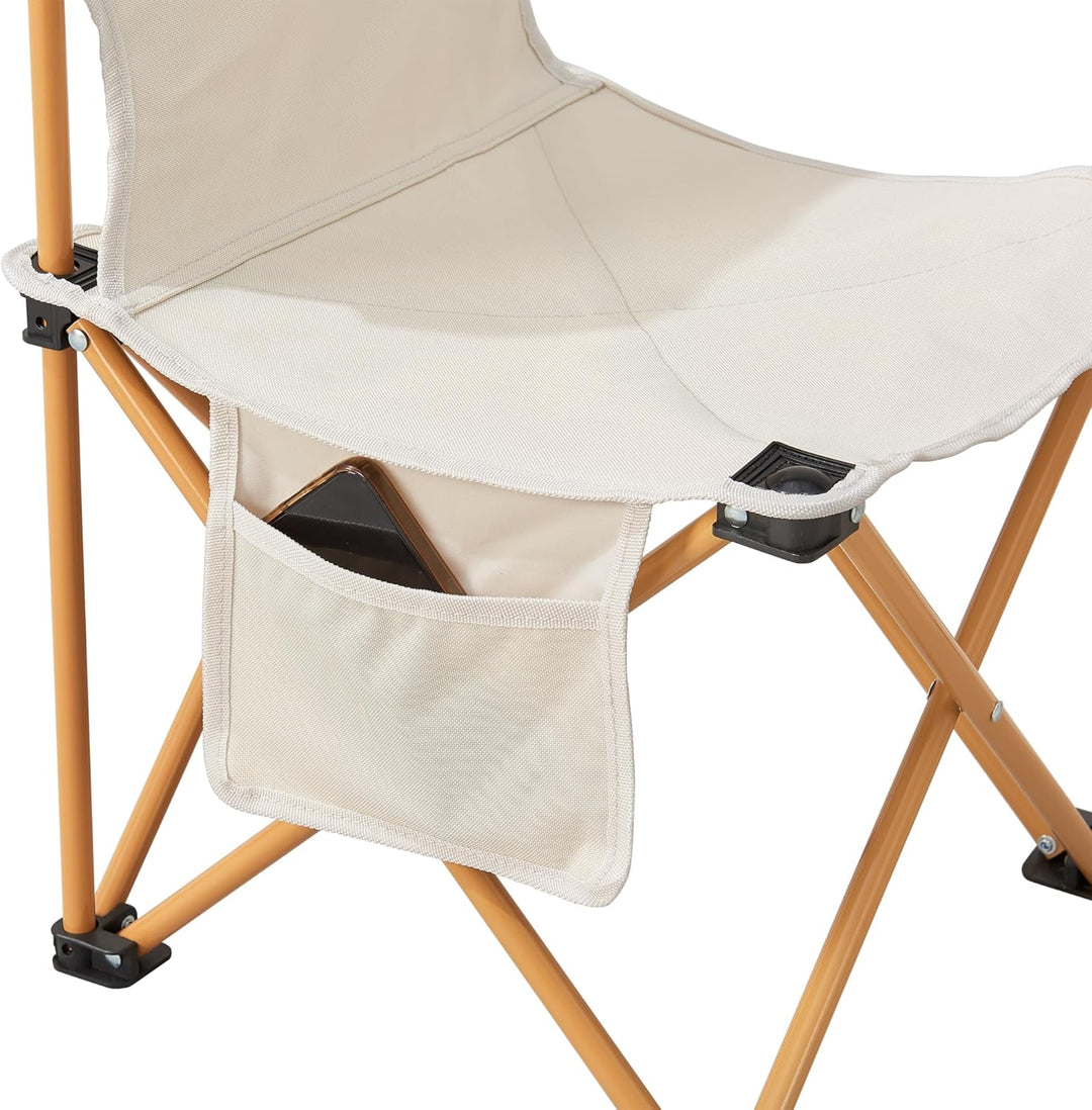 casa.pro Gartenmöbelset Banzi 3-TLG. Campingset 2 Stühle und Tisch faltbares Picknickset aus Textilg