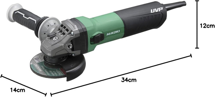 HiKOKI G13BYWQZ G13BY Winkelschleifer 125mm, 1700 W, 230 V, Stahlfarben