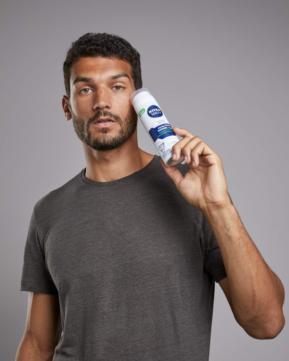 NIVEA Men Shave Foam Sensitive 200ml x 6