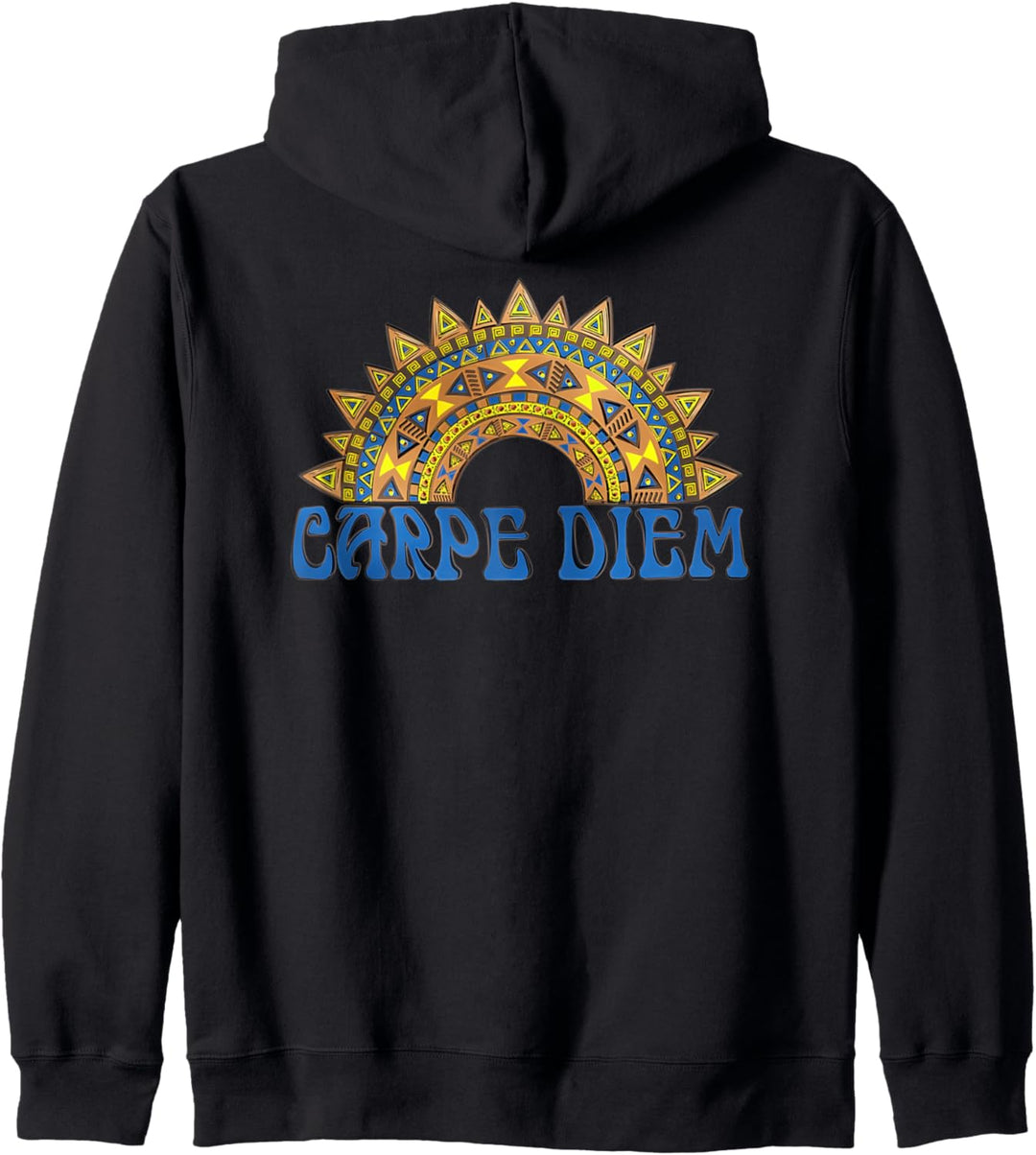 CARPE DIEM Latin - Indigenous Mandala 4 - Fan Fun Kapuzenjacke