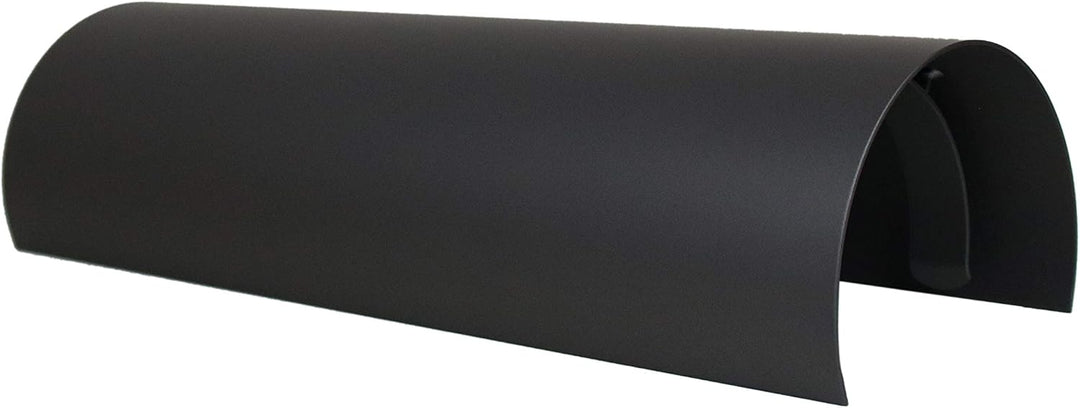 LANZZAS Ofenrohr Hitzeschutz/Thermoschild 460 mm, im Durchmesser, DN Ø 150 mm, Farbe: gussgrau - wei