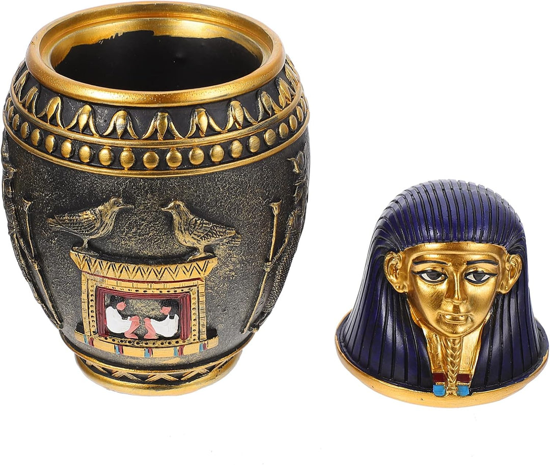 BESPORTBLE Kanopenkrug Luftdichte Müslibehälter Ägypten Reise Souvenirs Dekorative Kanopenskulptur O