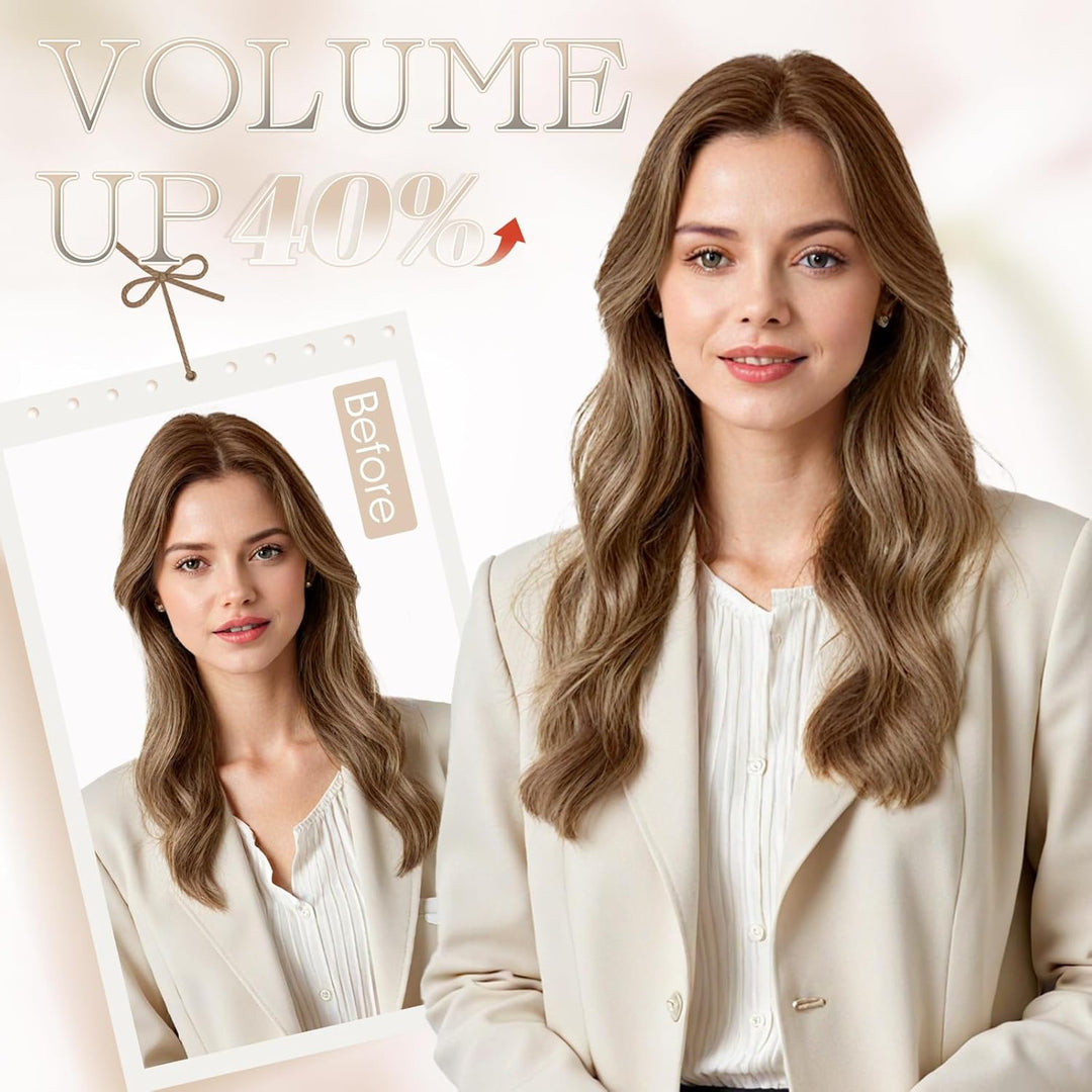 Elailite Echthaar Extensions Bondings 35cm #12 Weissbraun, U Tip Hair Extensions Keratin 50 Strähne