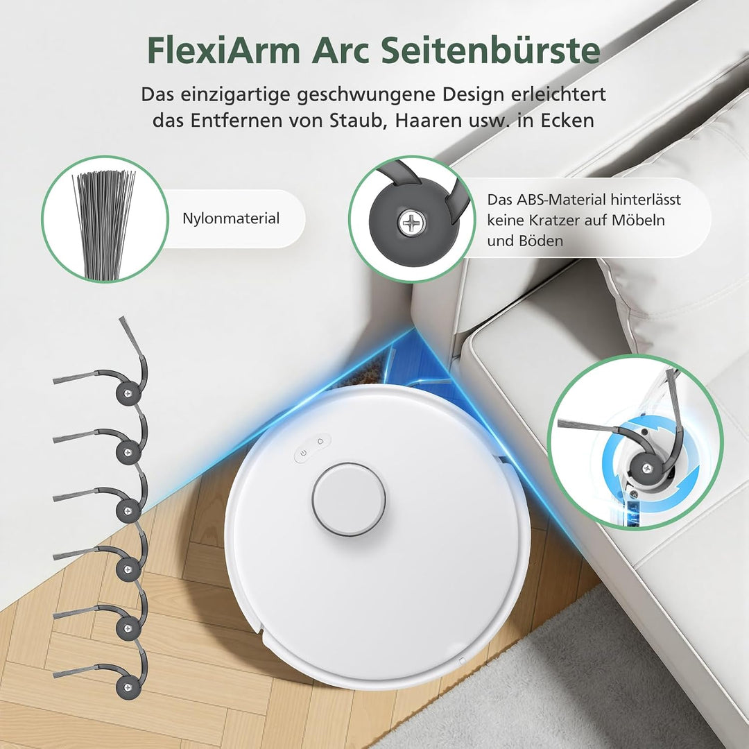 28 Stück Qrevo Curv Zubehör kompatibel mit Roborock Qrevo S5V/Edge S5A | Qrevo Curv/Curv s5x/ Rboter