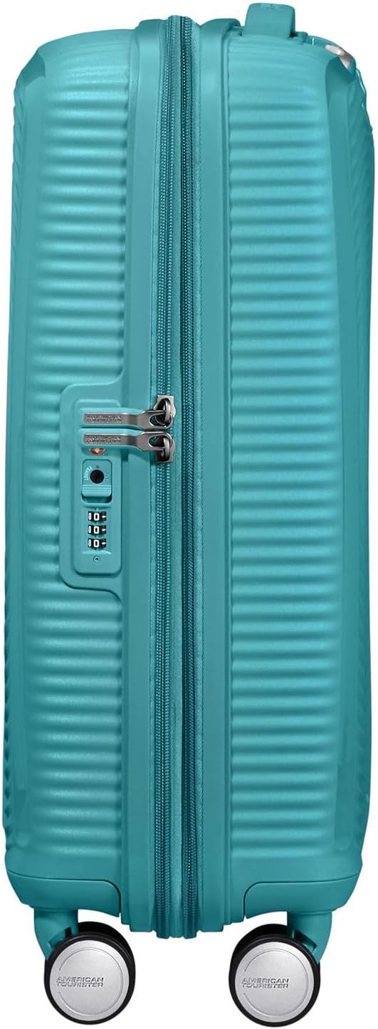 American Tourister Soundbox - 4-Rollen-Kabinentrolley S 55 cm erw. turquoise