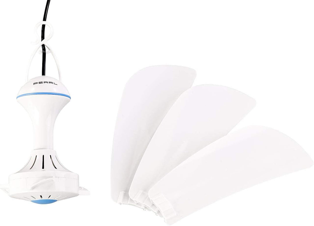 PEARL Deckenventilator 12V: Mobiler 12-V-Deckenventilator mit Aufhänger, Ø 46 cm, 6 W, 330 U/Min. (1