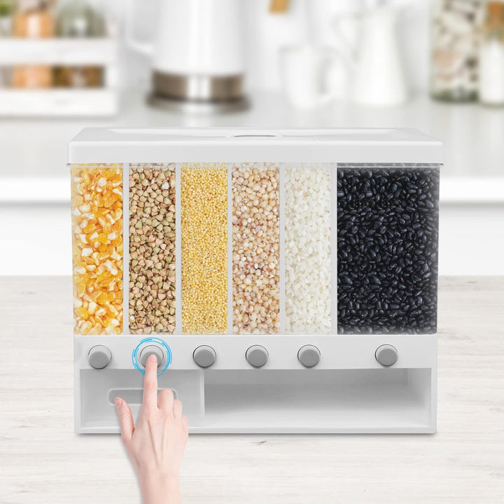 MüSli Spender Vorratsdosen Set Lebensmittelspender Wandmontiert KüChen Wand Trockenfutter Getreide R
