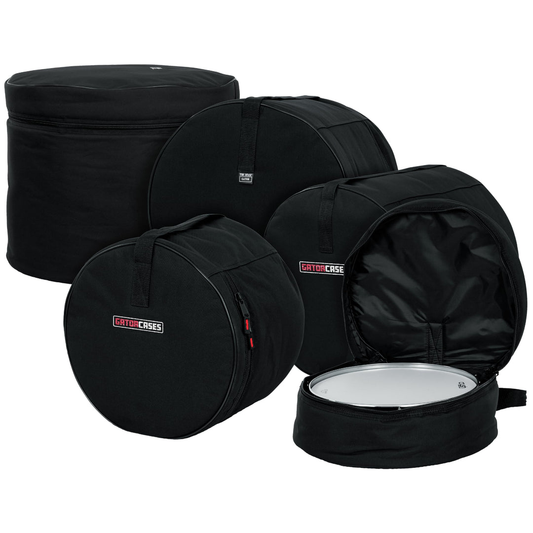 GATOR Cases Kompletter Satz für Fusionstrommel-Kit + Tom 14" x 12". 14 "x 12" Fusion + Tom-Akku Komp