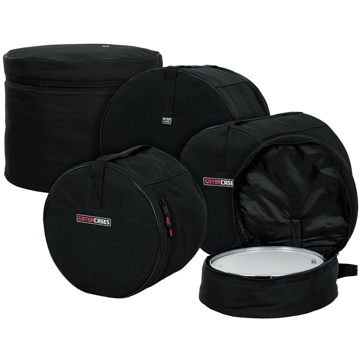 GATOR Cases Kompletter Satz für Fusionstrommel-Kit + Tom 14" x 12". 14 "x 12" Fusion + Tom-Akku Komp