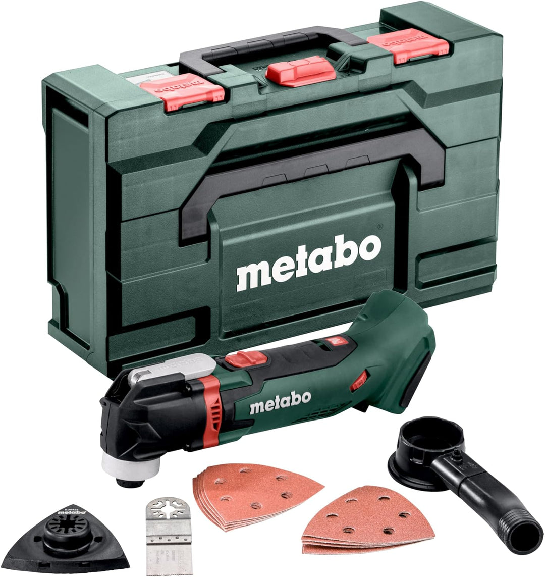 Metabo Akku-Multitool MT 18 LTX – 613021840 – 18 V – Zum Sägen, Schleifen, Schaben und Raspeln versc