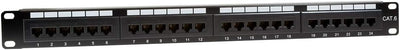 LogiLink Professional PrimeLine Cat.6 (250 MHz) Patchpanel - Verteilerfeld, 19", UTP (ungeschirmt) 2