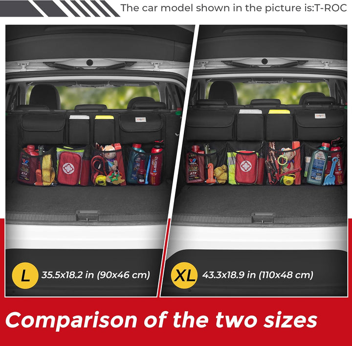 SURDOCA Auto Kofferraum Organizer für SUV, [7 Mal AKTUALISIERT] Auto Kofferraumtasche, Autozubehör I