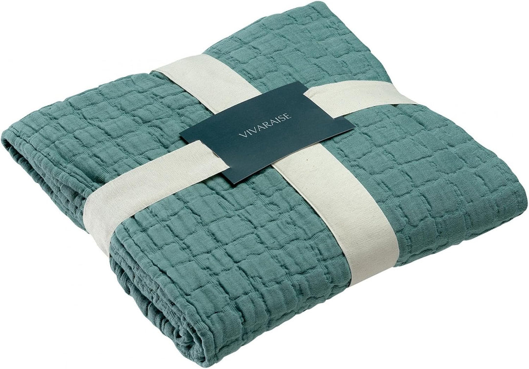 Winkler Tagesdecke Stonewashed Swami blassgrün 240 x 260 cm 240 X 260 Blassgrün, 240 X 260 Blassgrün