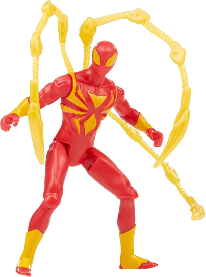 Marvel Spider-Man Epic Hero Series 10 cm grosse Iron Spider Action-Figur, Red, Gold Modern, Modern
