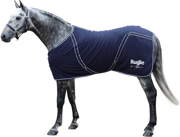 Kerbl 3297770 RugBe Classic Fleecedecke, Gröbe 145, Marine 145 cm, 145 cm