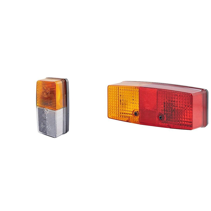 HELLA 2BE 003 347-001 Blinkleuchte - 12/24V - Anbau - links/rechts & 2SE 003 184-011 Heckleuchte - l