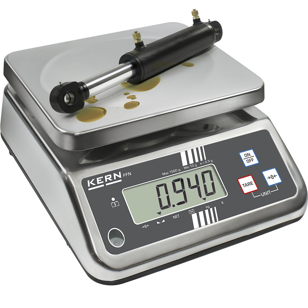 Kern & Sohn Tischwaage IP-geschützt FFN 6K1IPN (geeignet für erhöhte hygienische Anforderungen, mit