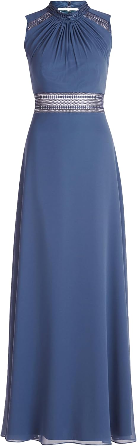 Vera Mont Damen 0104/4825 Kleid 34 Blue Stone, 34 Blue Stone