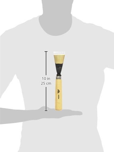 STUBAI Stemmeisen Stechbeitel Serie 52 - Form 61 | Schweizer Messer Form A 50 mm, mit Holzgriff, zum