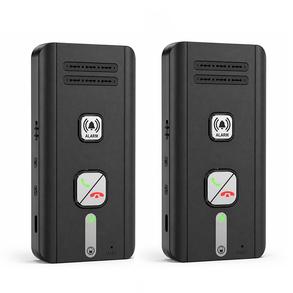 Gegensprechanlage, HOVCEH 2 Pack 500m Sprechanlage, 2 Wege Kabelloses Gegensprechanlagen, Intercom S