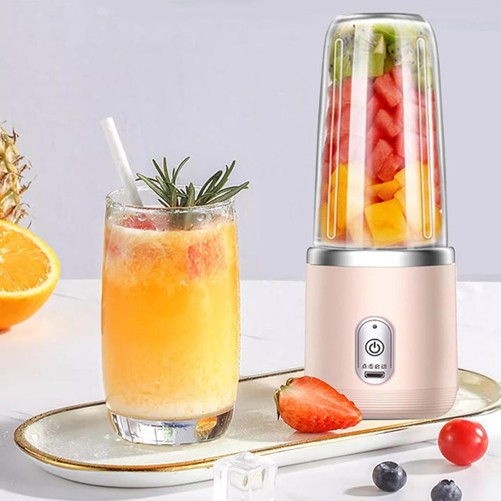 Einzelbecher Mixer - Tragbarer Mixer Kabellos - Persönlicher für Shakes,für Fitnessbüro Wohnung Reis