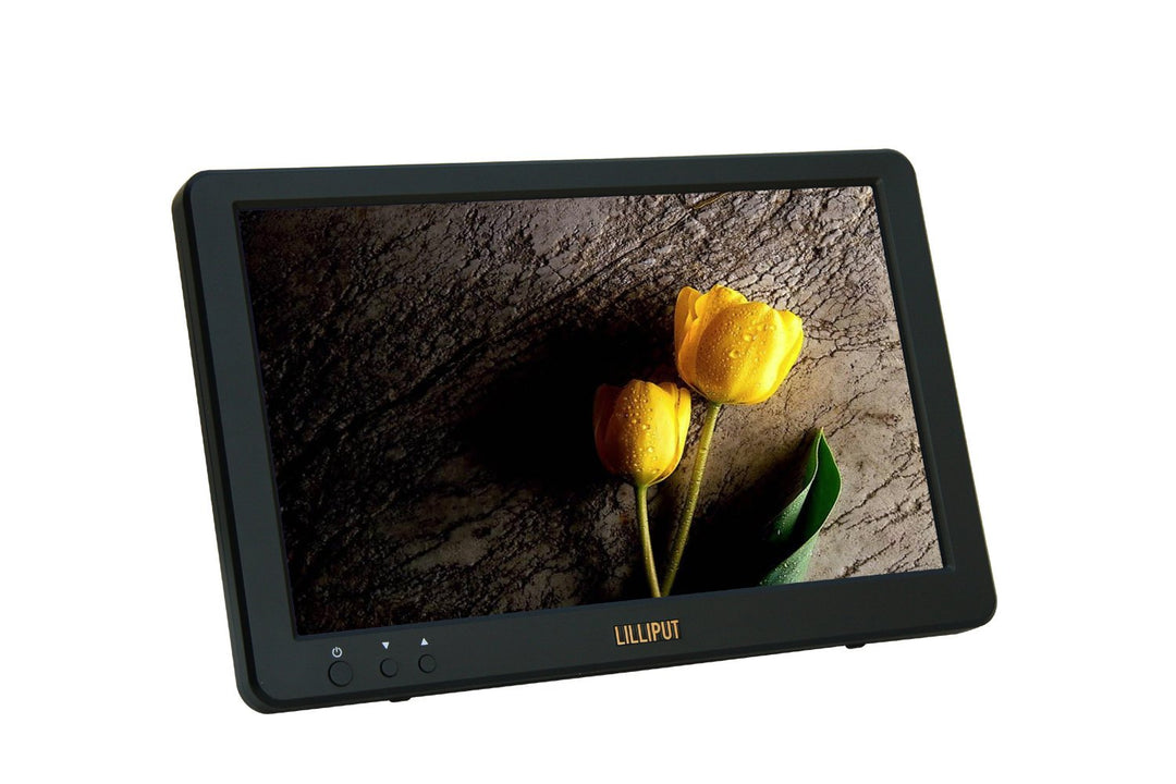Lilliput UM-1012/C 25,7 cm (10,1 Zoll) Widescreen LCD-Monitor (LCD, VGA, USB 2.0) schwarz