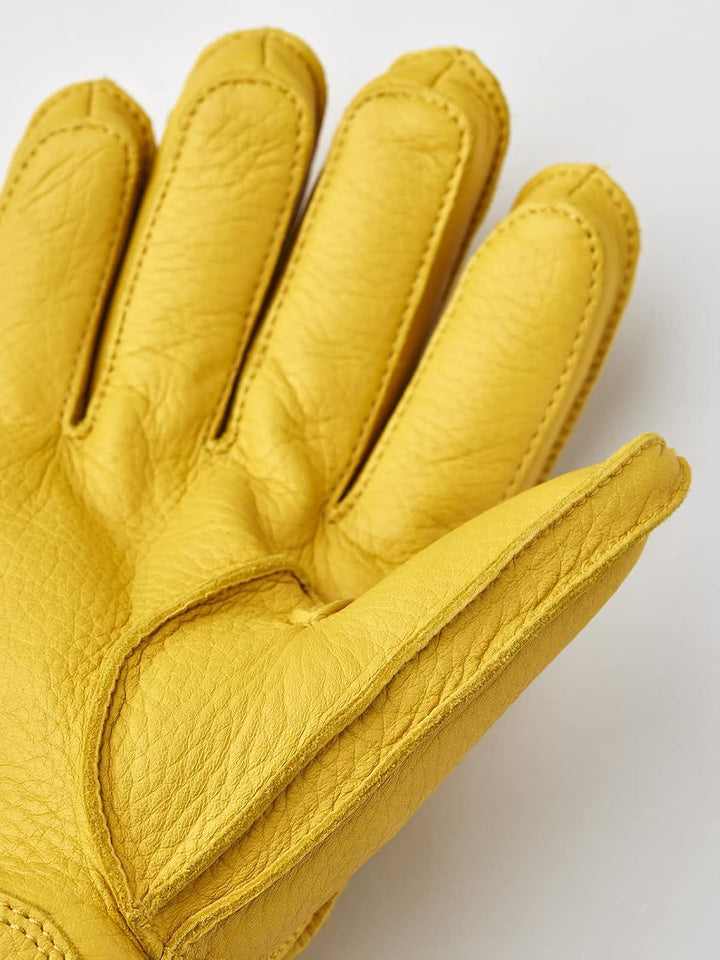 Hestra Herren Olav Hirschleder-Handschuhe für kaltes Wetter Gelb (Natural Yellow) 10, Gelb (Natural