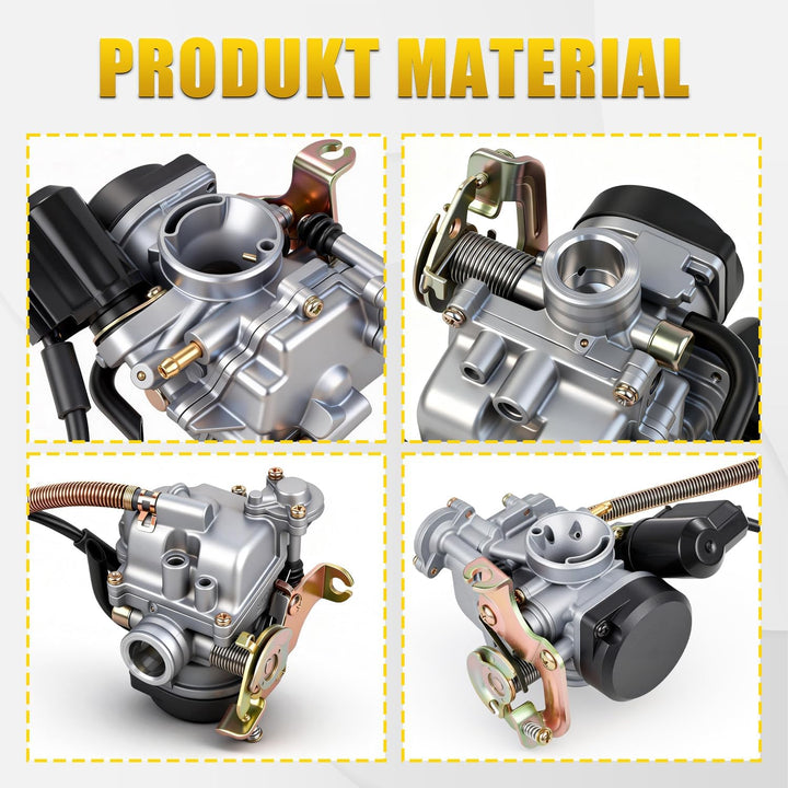 JFG RACING 18 mm CVK PD18J Vergaser für 4-Takt GY6 50CC 139QMB 139QMA Scooter Jonway Baja Jmstar Lan