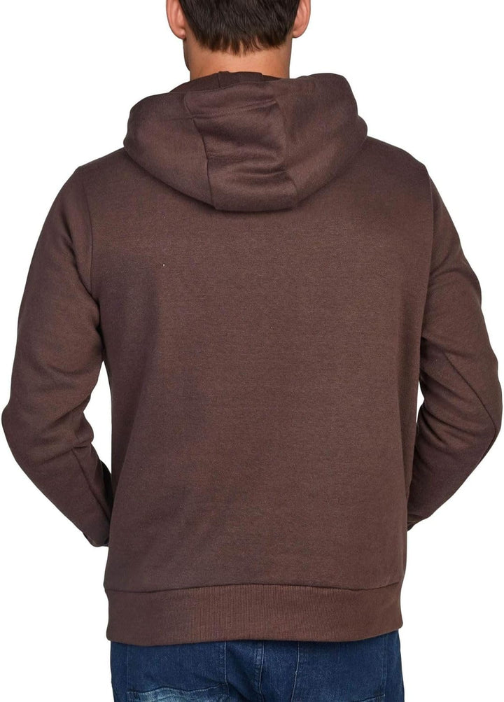 riverso Hoodie Herren Regular Fit RIVJulian Kapuzenpullover Pullover Cross-Over-Kragen Rot Blau Beig