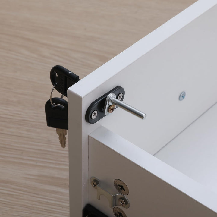 Bürosockel unter Schreibtischschubladen, mobiler Fliegenschrank, Büroaufbewahrungseinheit (abschlies