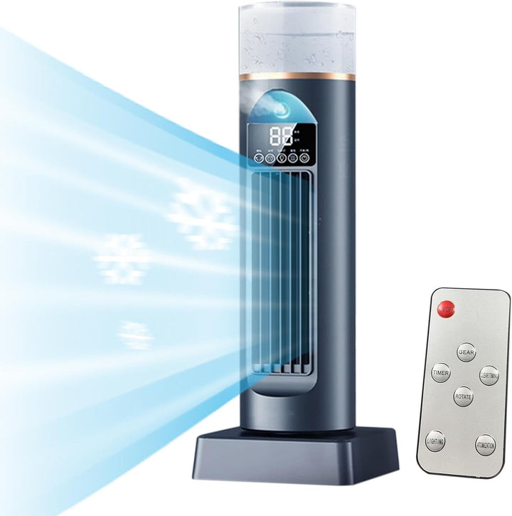 Turm AC -Klimaanlage, Kaltluftventilator, Cool Air Lüfter für Schlafzimmer, Ruhiger oszillierender b