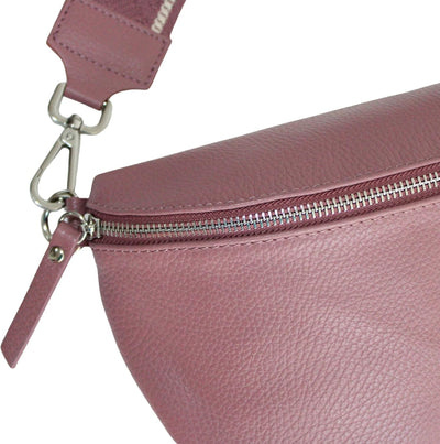 Umhängetasche Damen Stylisch ein crossbody bag damen 100% Leder Genuine Leder Bauchtasche Sehr schon