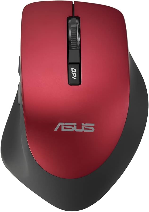 Asus WT425 Optische Maus (wireless, USB) rot, Rot